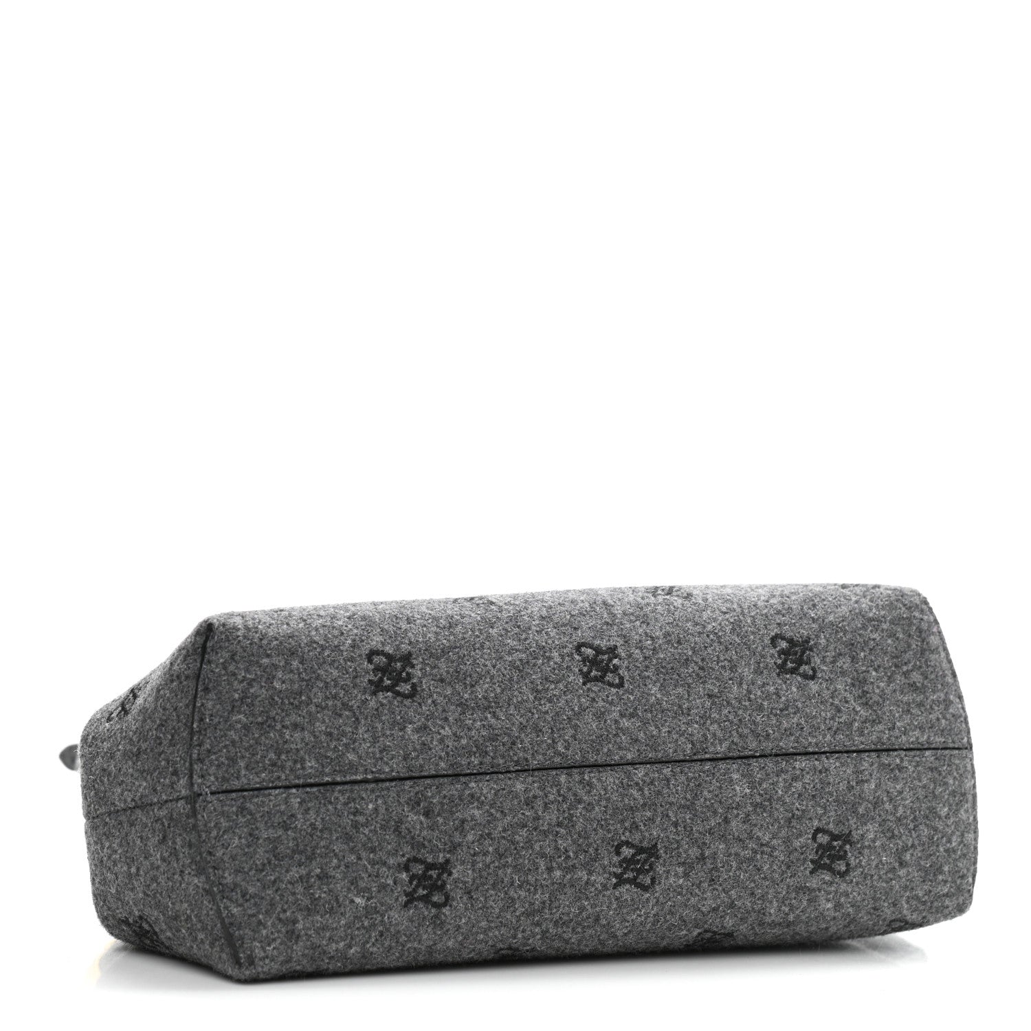Fendi Flannel Karligraphy Embroidered Small Fendi First Grey 4 of 10
