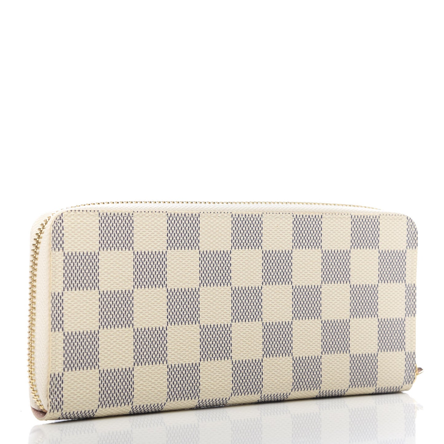 Damier Azur Clemence Wallet Rose Ballerine