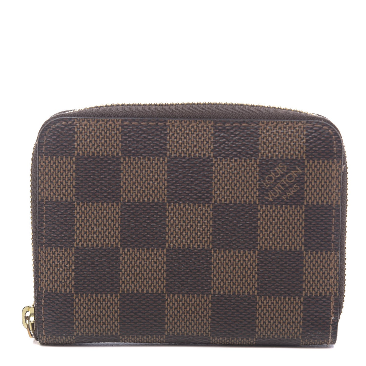 Louis Vuitton Damier Ebene Zippy Coin Purse Rose Ballerine 1 of 6