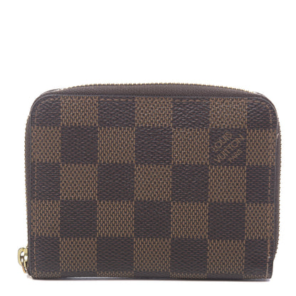Louis Vuitton Damier Ebene Zippy Coin Purse Rose Ballerine 1 of 6
