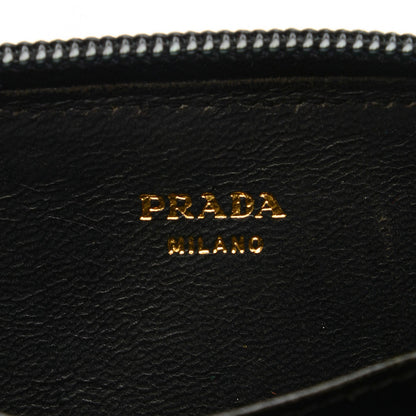 Prada Spazzolato Coin Purse Nero Black 6 of 7