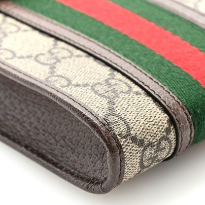Gucci GG Supreme Monogram Web Mini Ophidia Crossbody Bag Beige New Acero 7 of 8