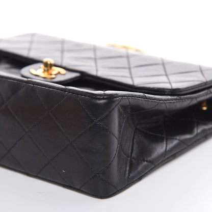 Chanel Lambskin Quilted Mini Square Flap Black 10 of 13
