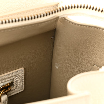 Celine Goatskin Micro Luggage White 12 of 18