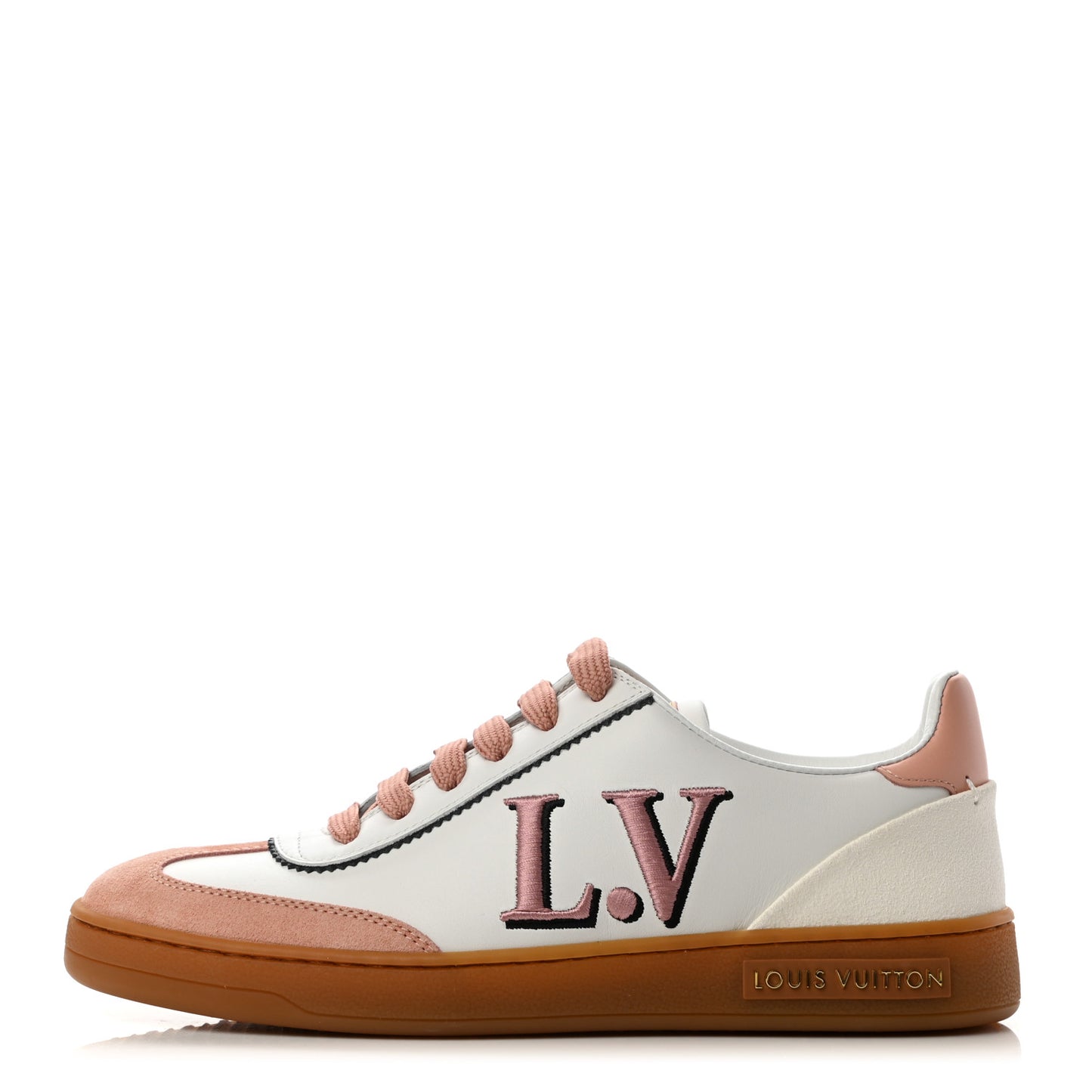 Calfskin Frontrow Sneakers 35 Rose Clair