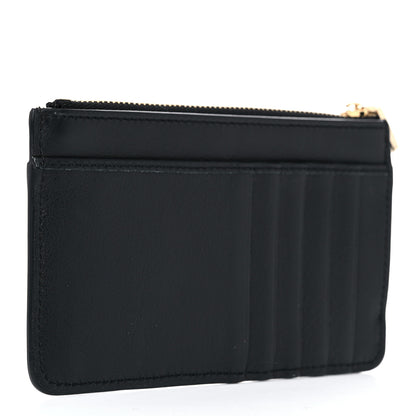 Dolce & Gabbana Calfskin Zip Card Holder Black 3 of 8