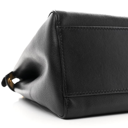 Fendi Nappa Mini Peekaboo Iconic Satchel Black 10 of 11