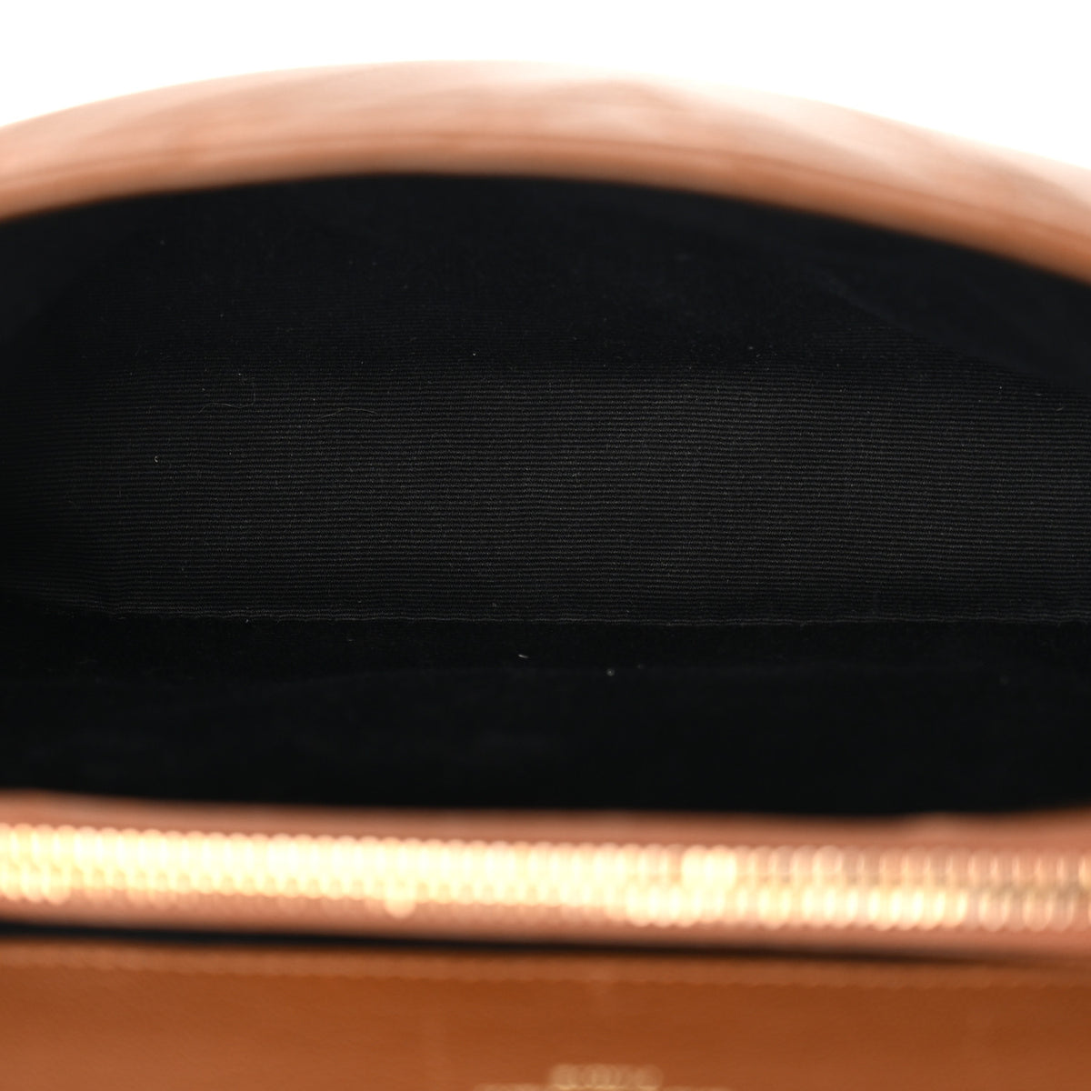 Saint Laurent Sheepskin Matelasse Chevron Monogram Medium College Bag Cognac 5 of 13