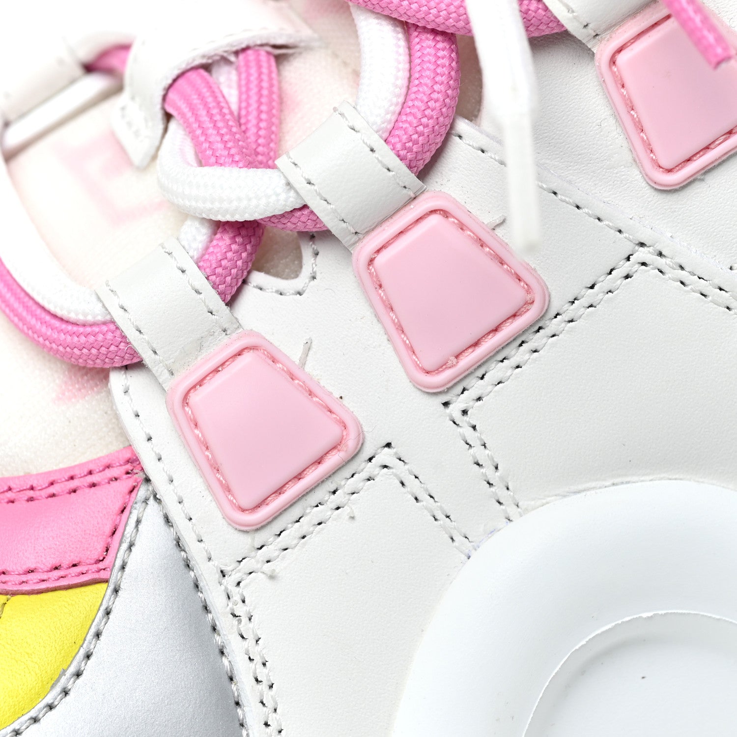 Louis Vuitton Calfskin Technical Nylon LV Archlight Sneakers 40 White Pink Yellow 17 of 17