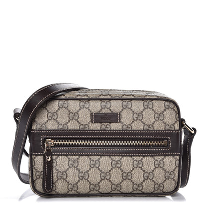 Gucci GG Plus Monogram Small Shoulder Bag Dark Brown 1 of 7