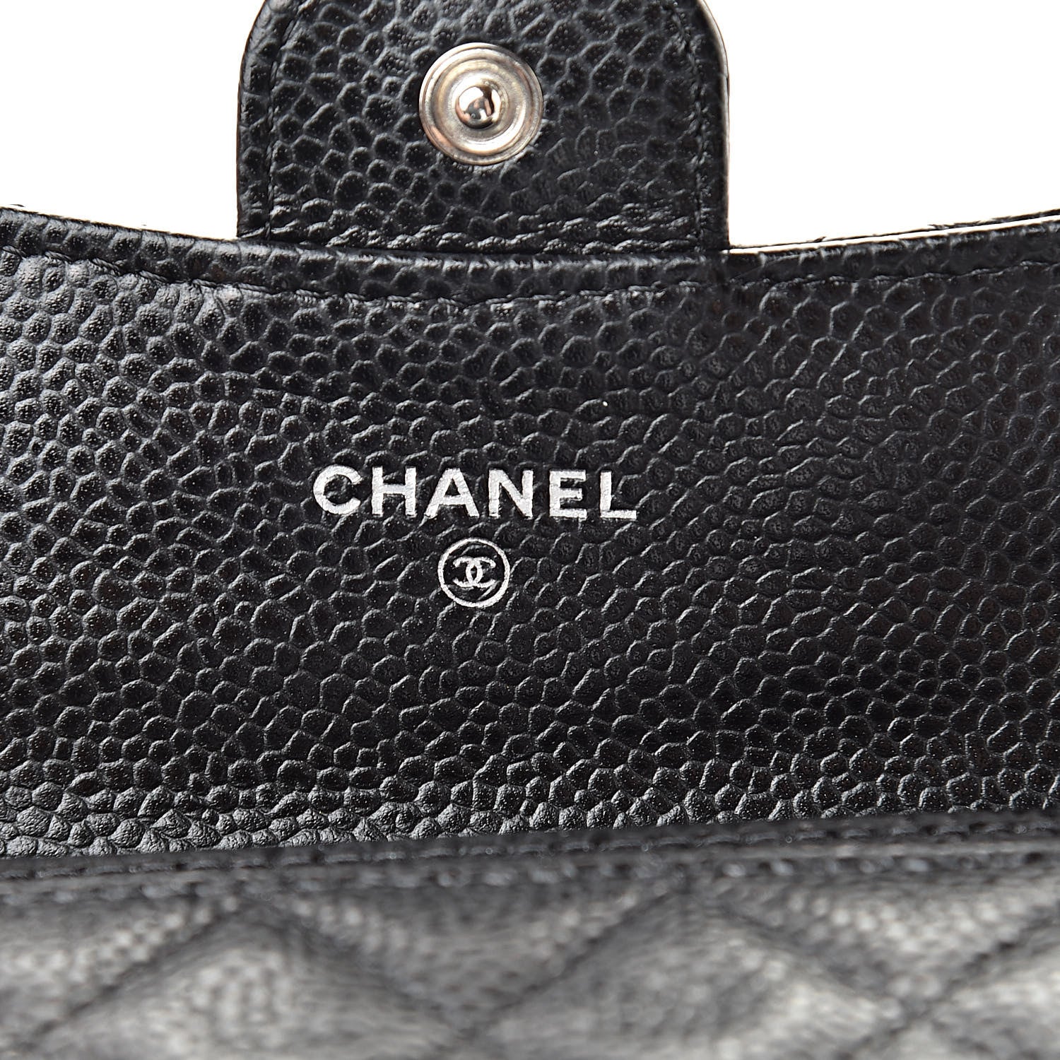 Chanel Caviar Quilted Flap Card Holder Black 6 of 10