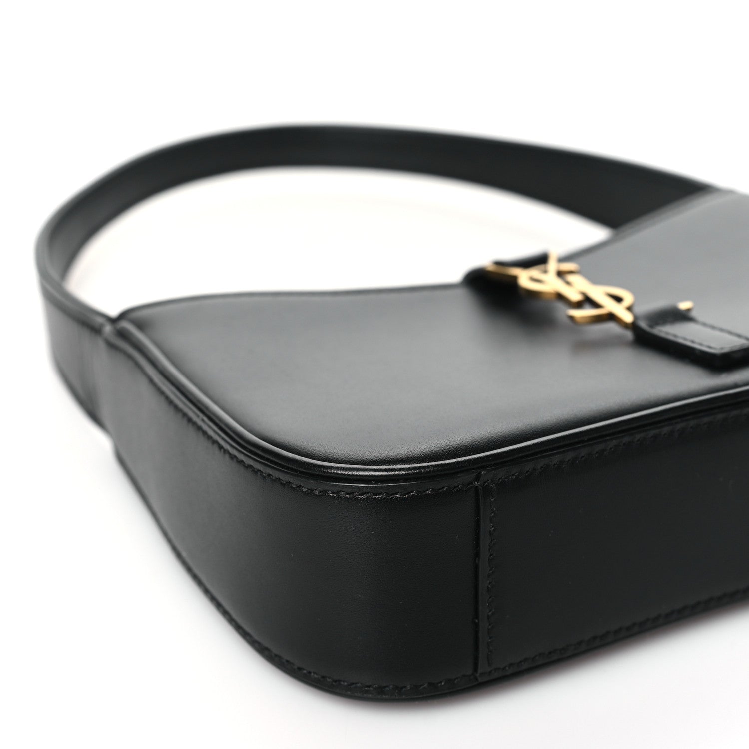 Saint Laurent Smooth Calfskin Le 5 A 7 Mini Hobo Black 8 of 10