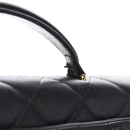 Chanel Caviar Quilted Briefcase Laptop Bag Black 10 of 13