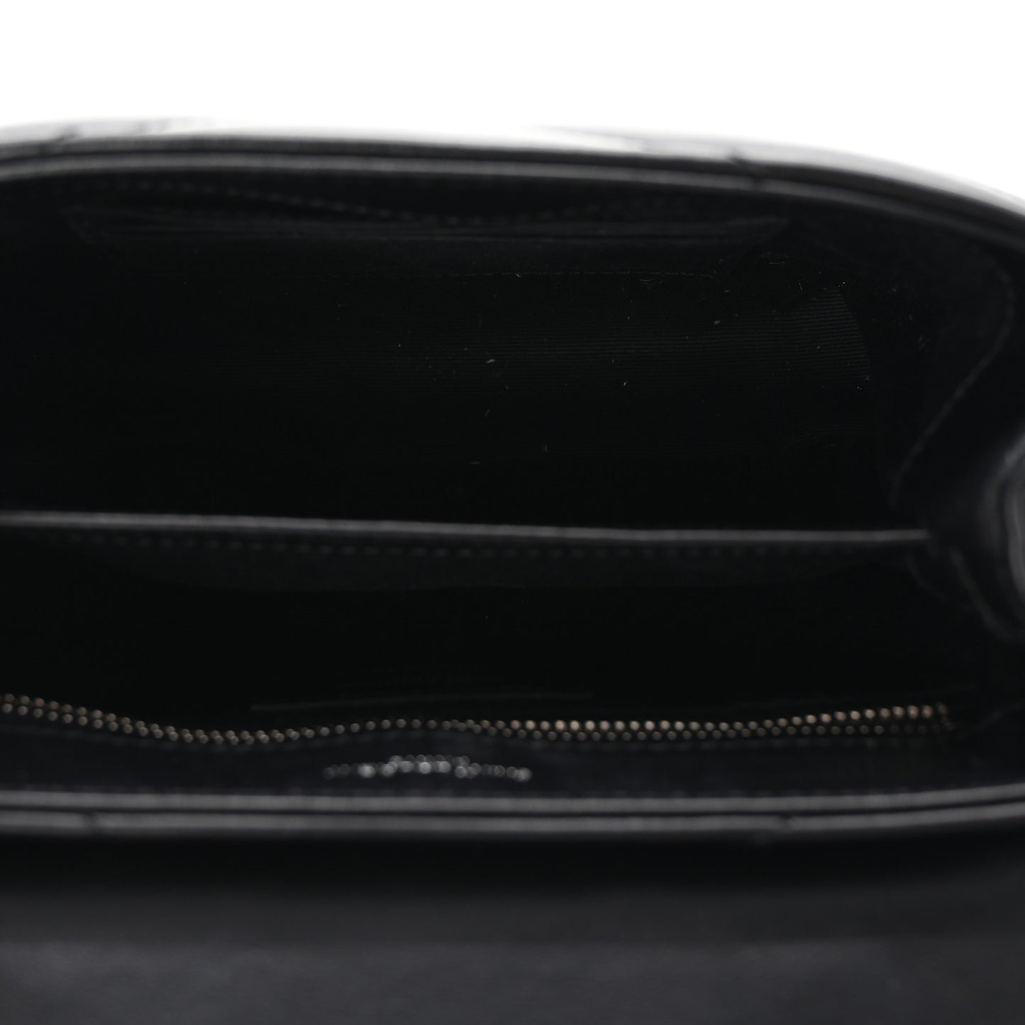 Calfskin Y Quilted Monogram Toy Loulou Crossbody Bag Black