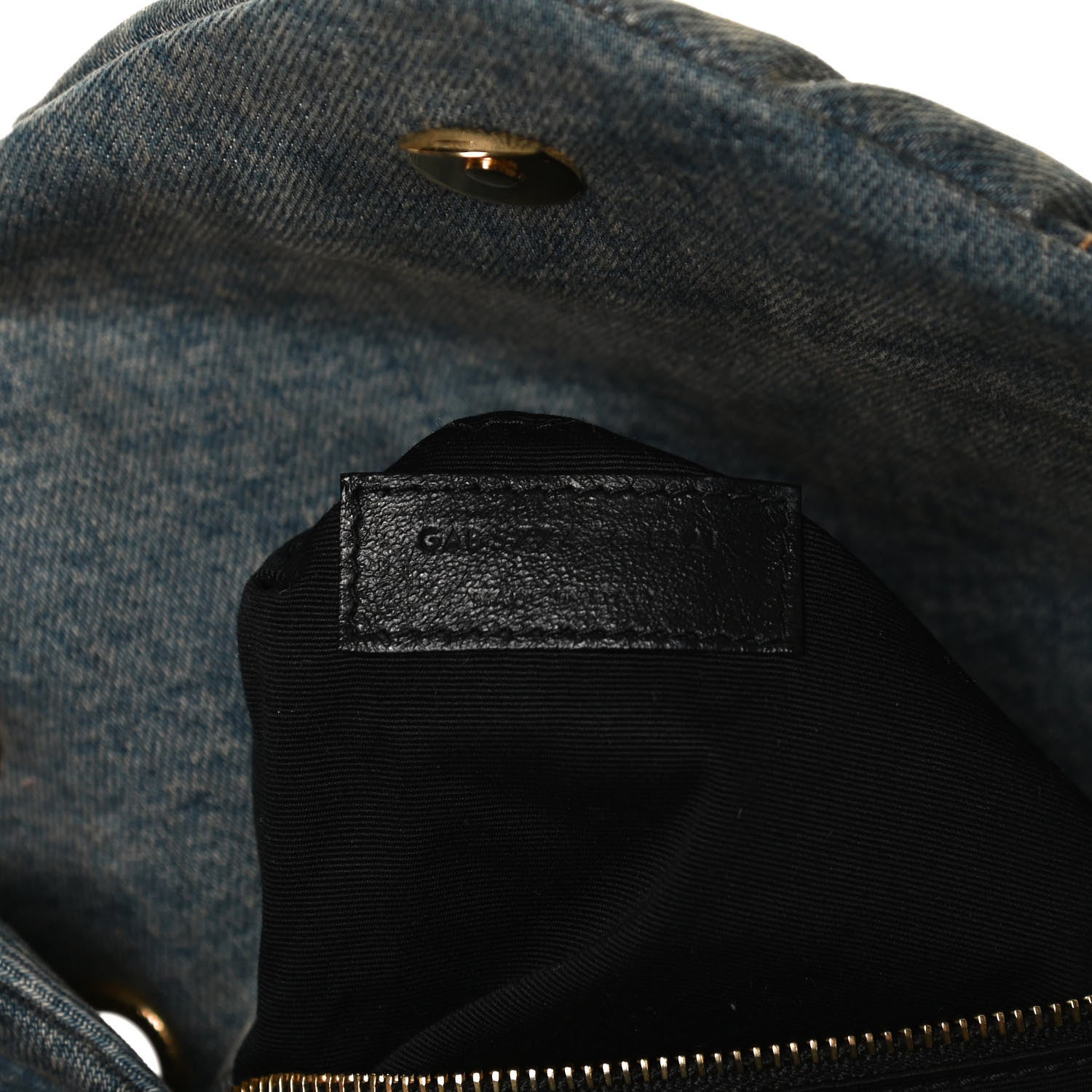 Saint Laurent Denim Quilted Small Loulou Puffer Monogram Chain Satchel Blue Cinnamon 7 of 10
