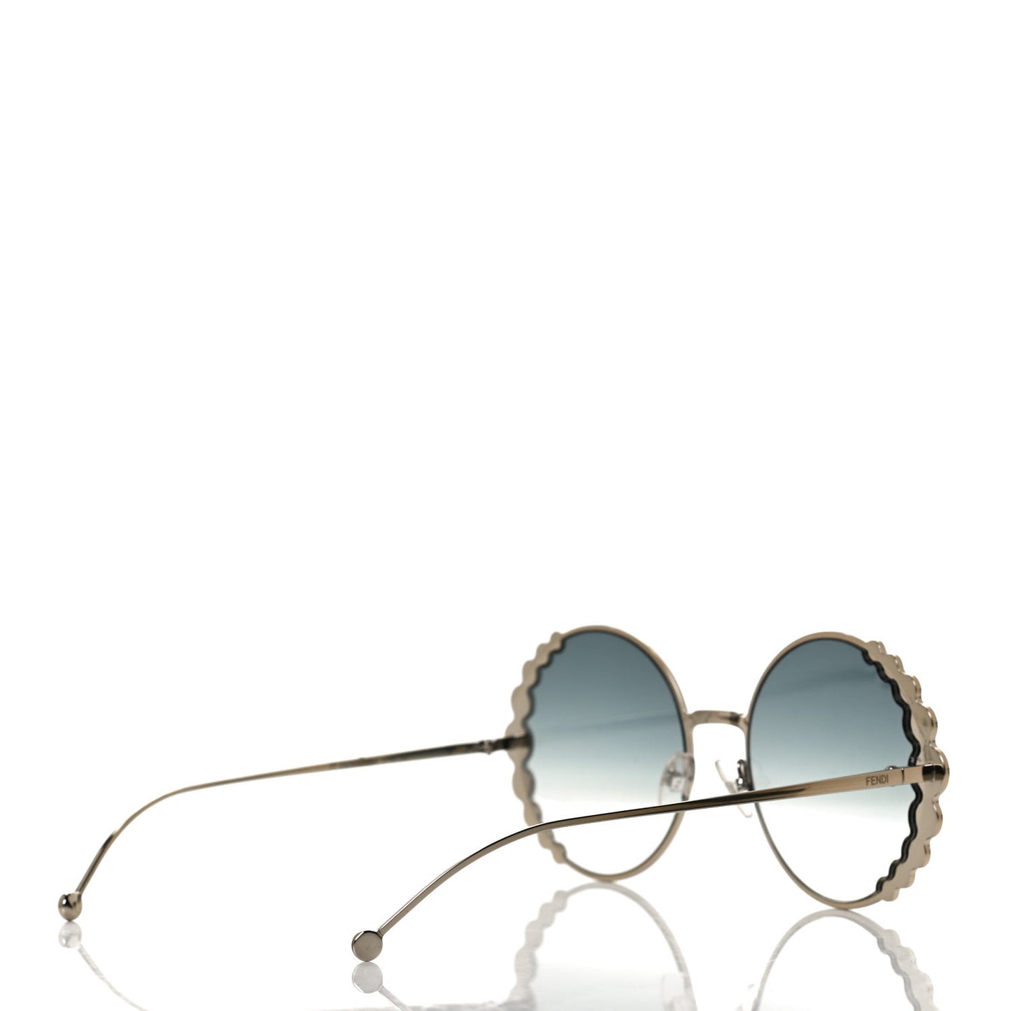 Crystal Round Sunglasses FF0324/S Silver