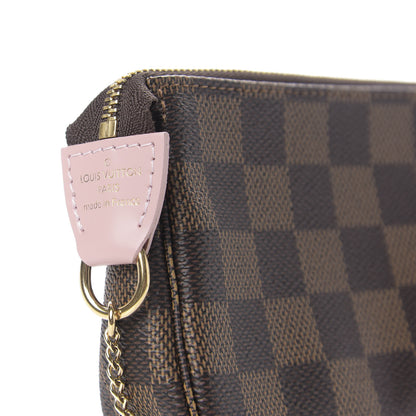 Louis Vuitton Damier Ebene 2020 Christmas Animation Big Wheel Mini Pochette Accessories Rose Ballerine 6 of 6