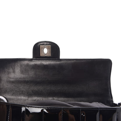Chanel Patent East West Chocolate Bar Flap Black 8 of 9