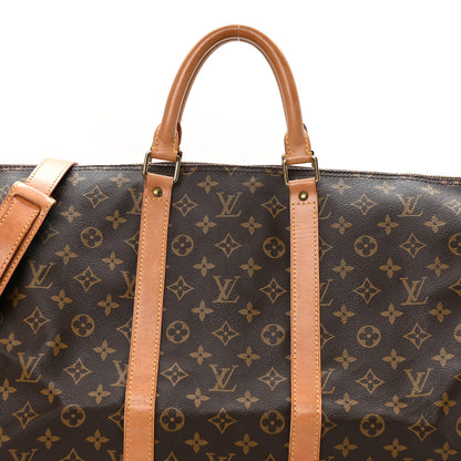 Louis Vuitton Monogram Keepall Bandouliere 55 7 of 9