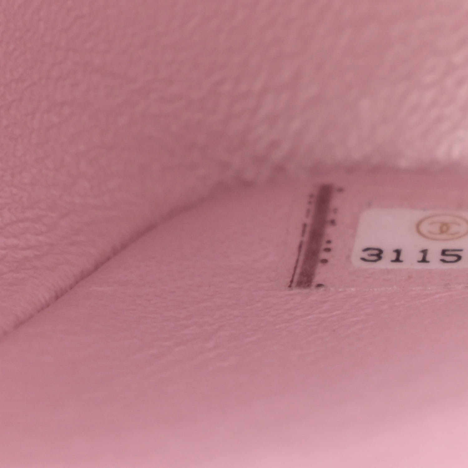Chanel Iridescent Calfskin Quilted Mini Rectangular Flap Light Pink 9 of 11