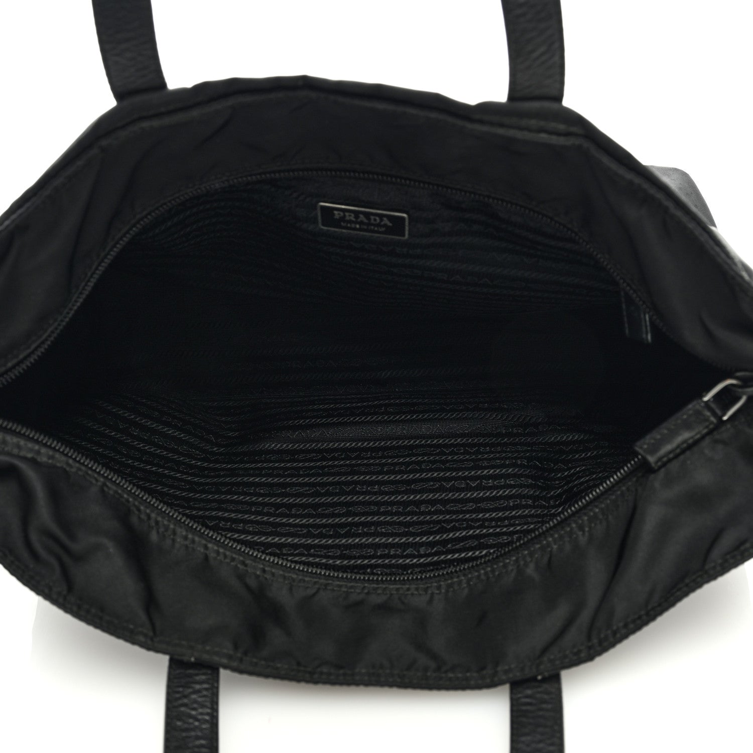 Prada Tessuto Nylon Tote Black 5 of 9