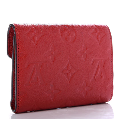Louis Vuitton Empreinte Victorine Wallet Scarlet 3 of 8