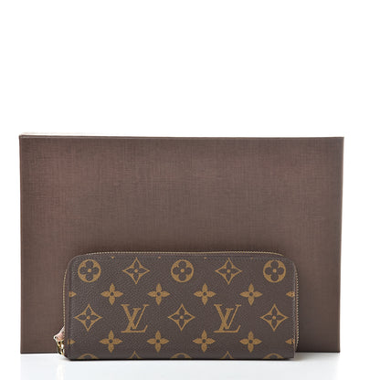 Louis Vuitton Monogram Clemence Wallet Rose Ballerine 9 of 9