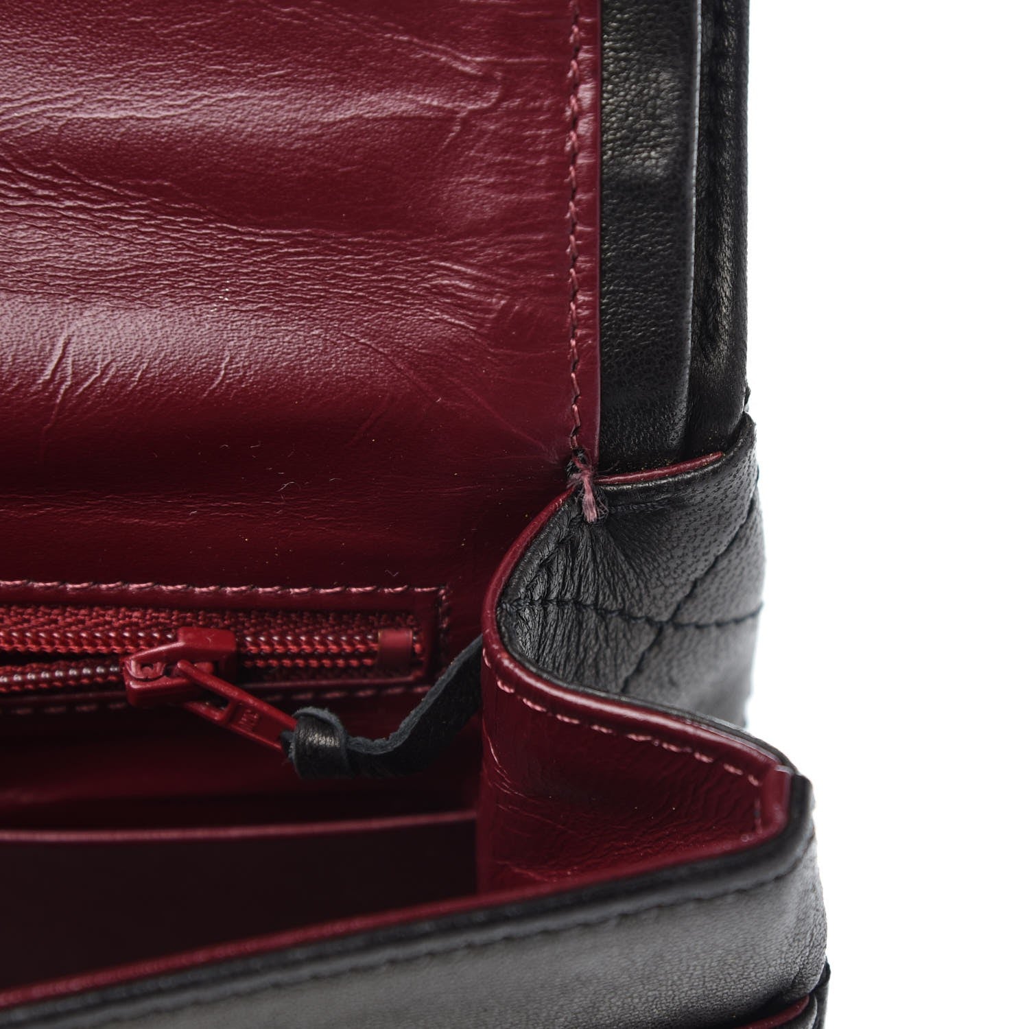 Chanel Lambskin Quilted Medium Double Flap Black 13 of 13