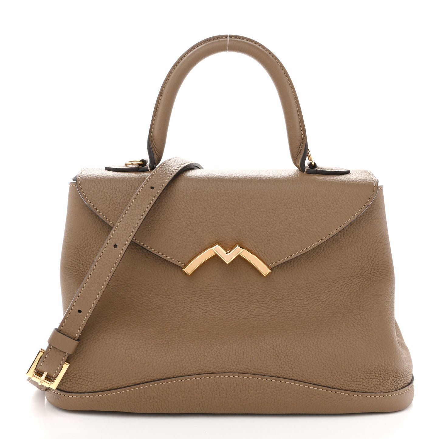 Taurillon Blush Calfskin Gabby PM Taupe