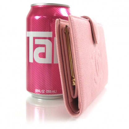 Chanel Caviar CC Wallet Pink 3 of 10