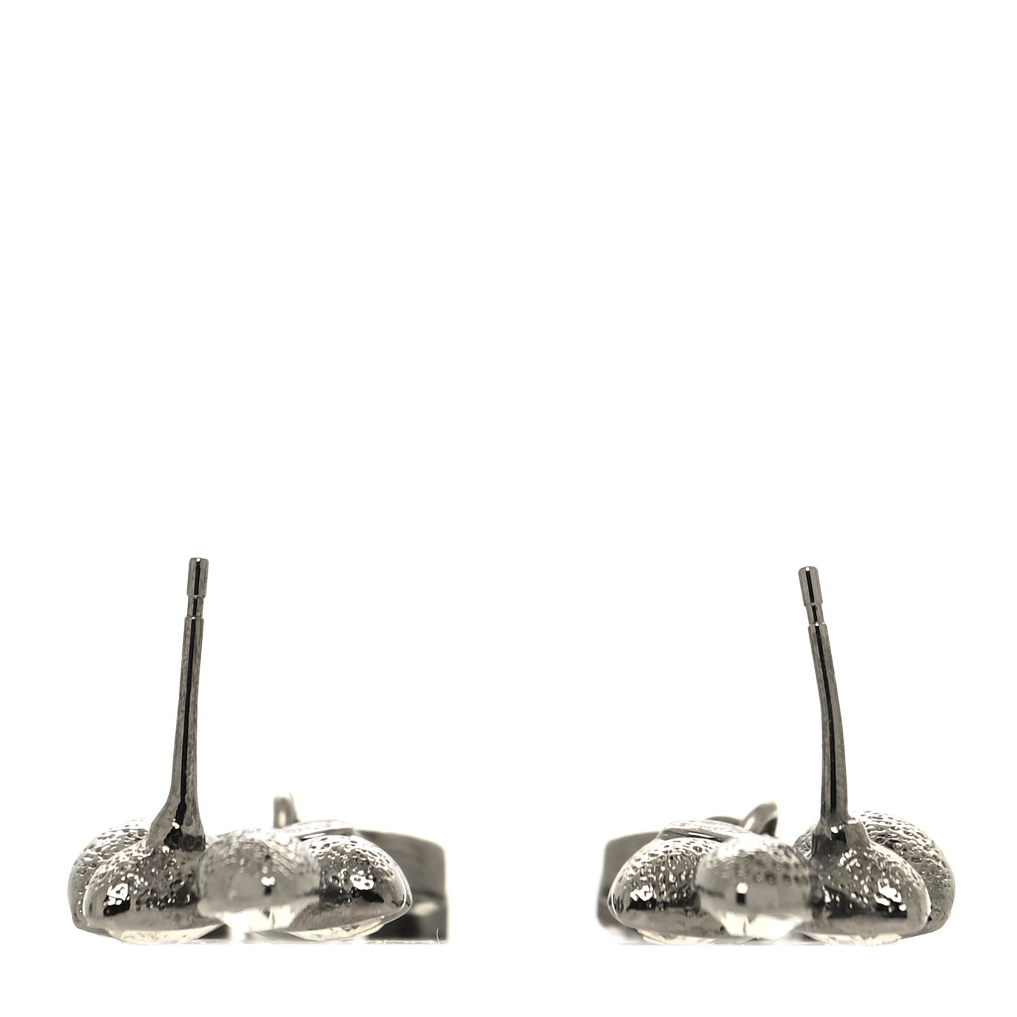 Crystal Sparkling Wheat CC Drop Earrings Silver