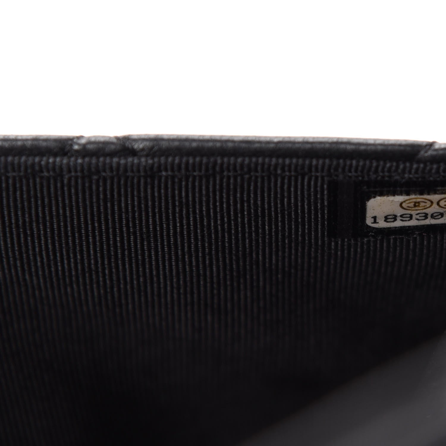 Chanel Lambskin Quilted Wallet On Chain WOC Black 11 of 12