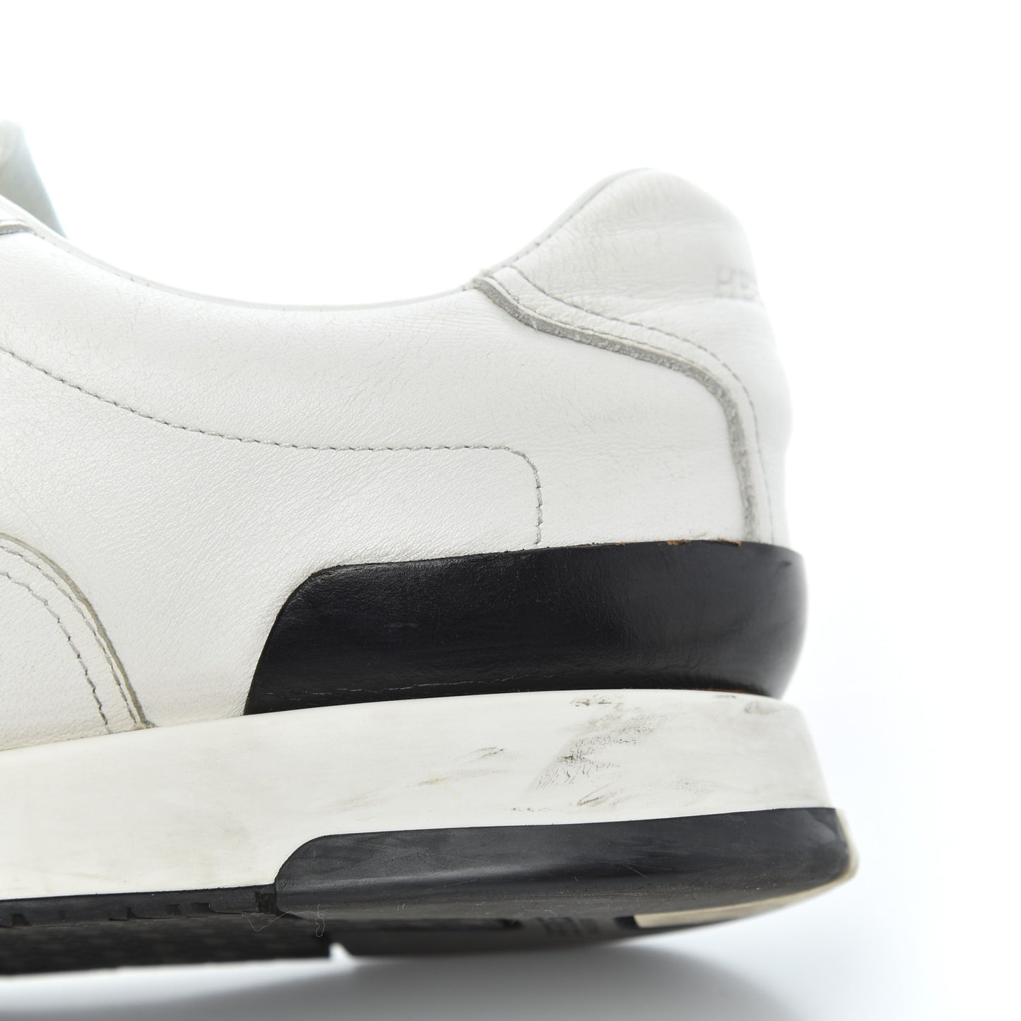 Calfskin Womens Trail Sneakers 39.5 White