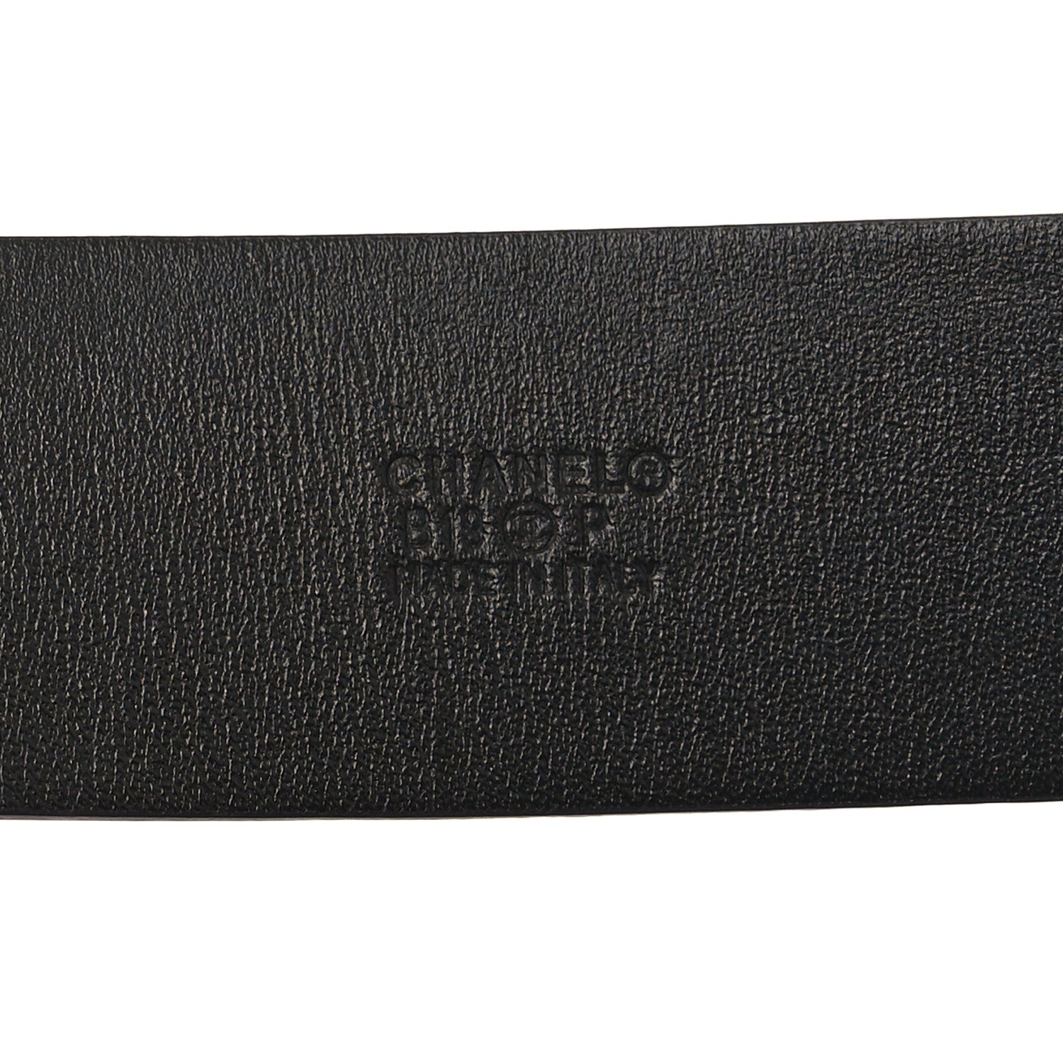 Chanel Calfskin Quilted CC Belt 95 38 Navy 5 of 7