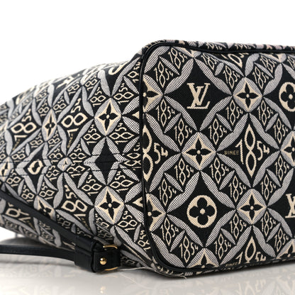 Louis Vuitton Jacquard Since 1854 Neverfull MM Grey 9 of 10