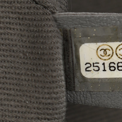 Chanel Canvas Large Deauville Tote Grey 7 of 9