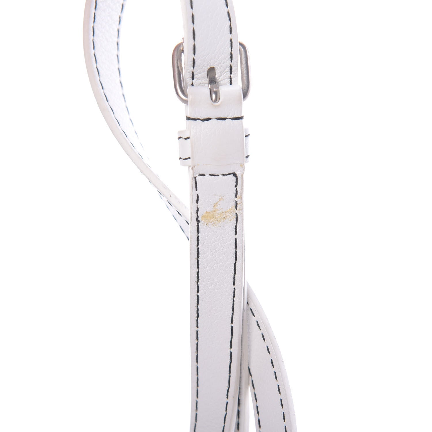 Balenciaga Calfskin XS Triangle Duffle White 14 of 17
