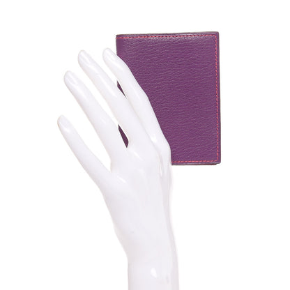 Hermes Chevre Mysore Mini Vision Agenda Cover Violet Rose Tyrien 2 of 7