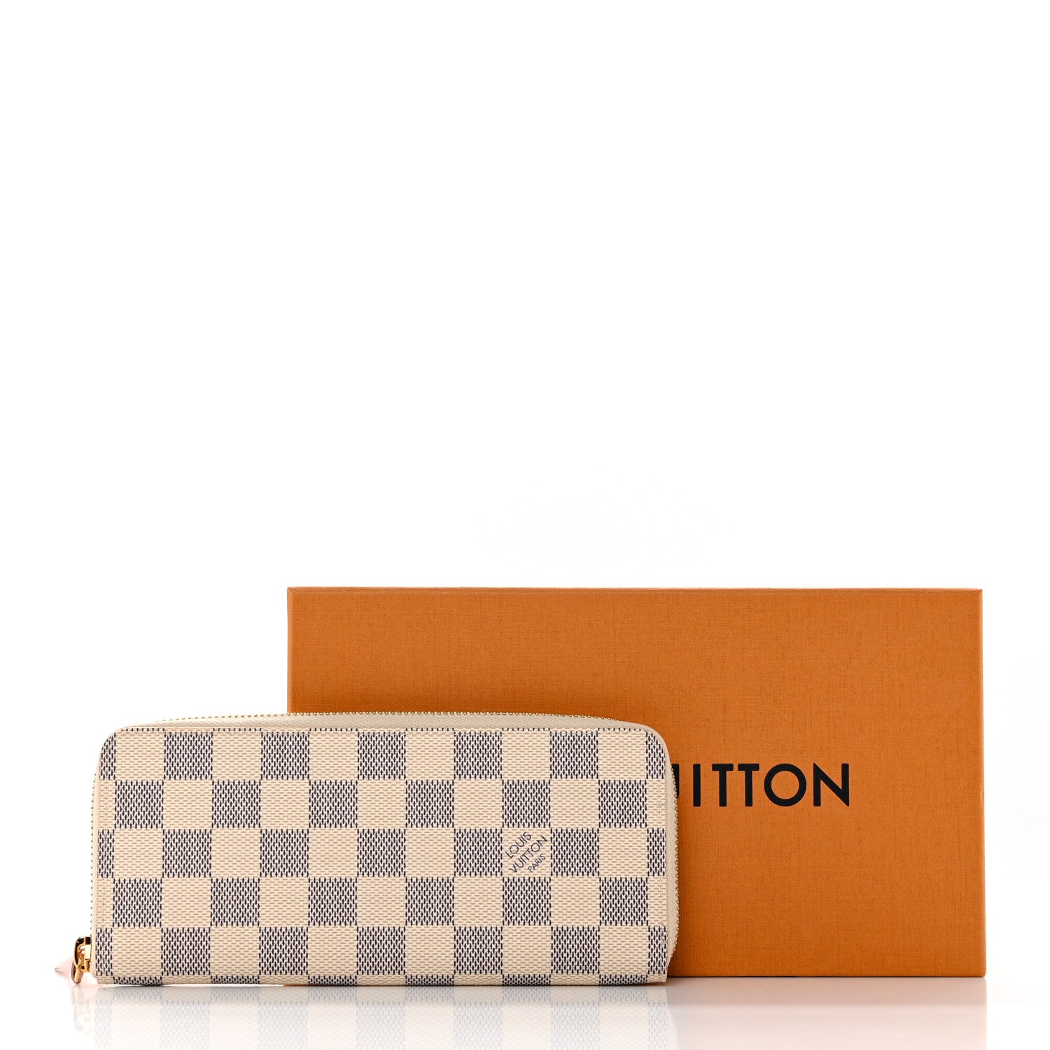 Louis Vuitton Damier Azur Clemence Wallet Rose Ballerine 8 of 8