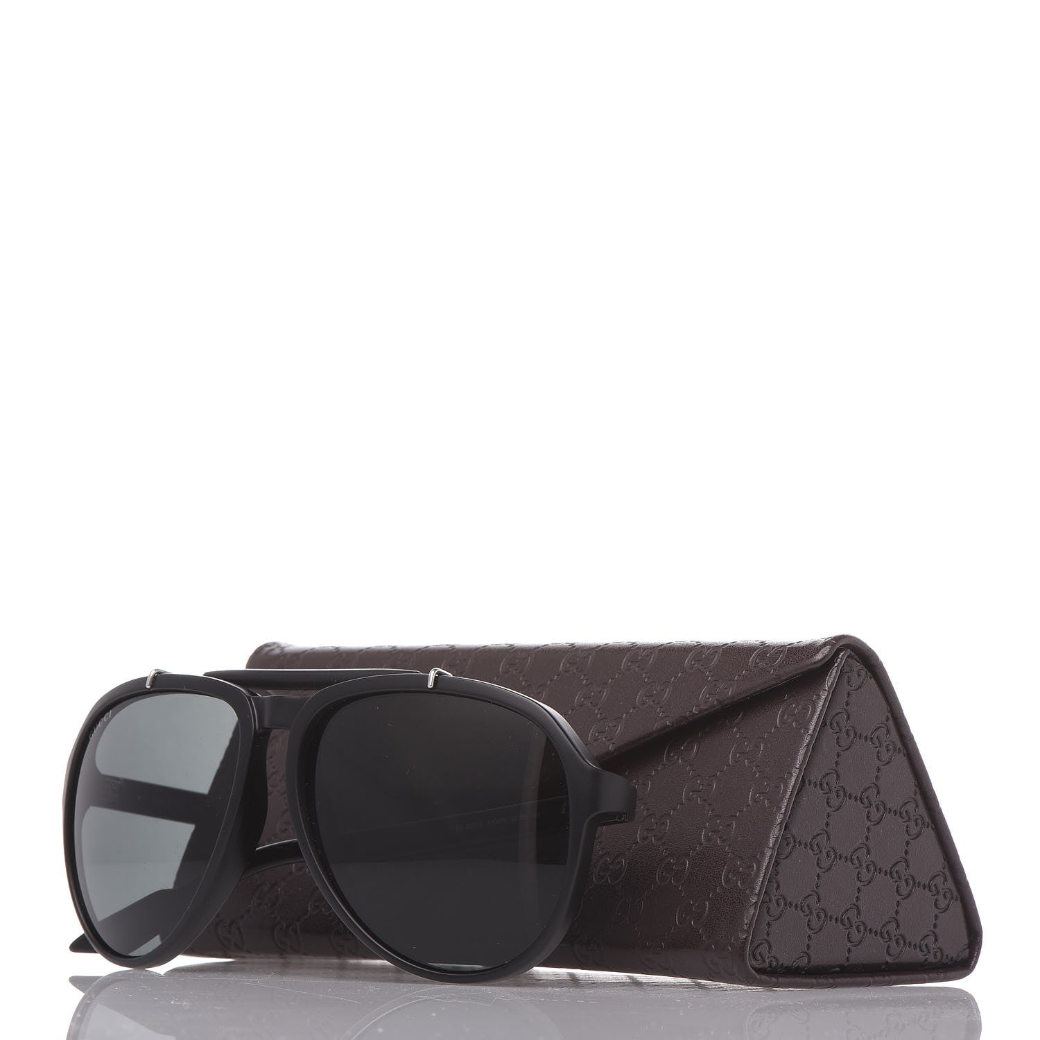 Gucci Aviator Web Sunglasses GG 1029/S Black 9 of 9
