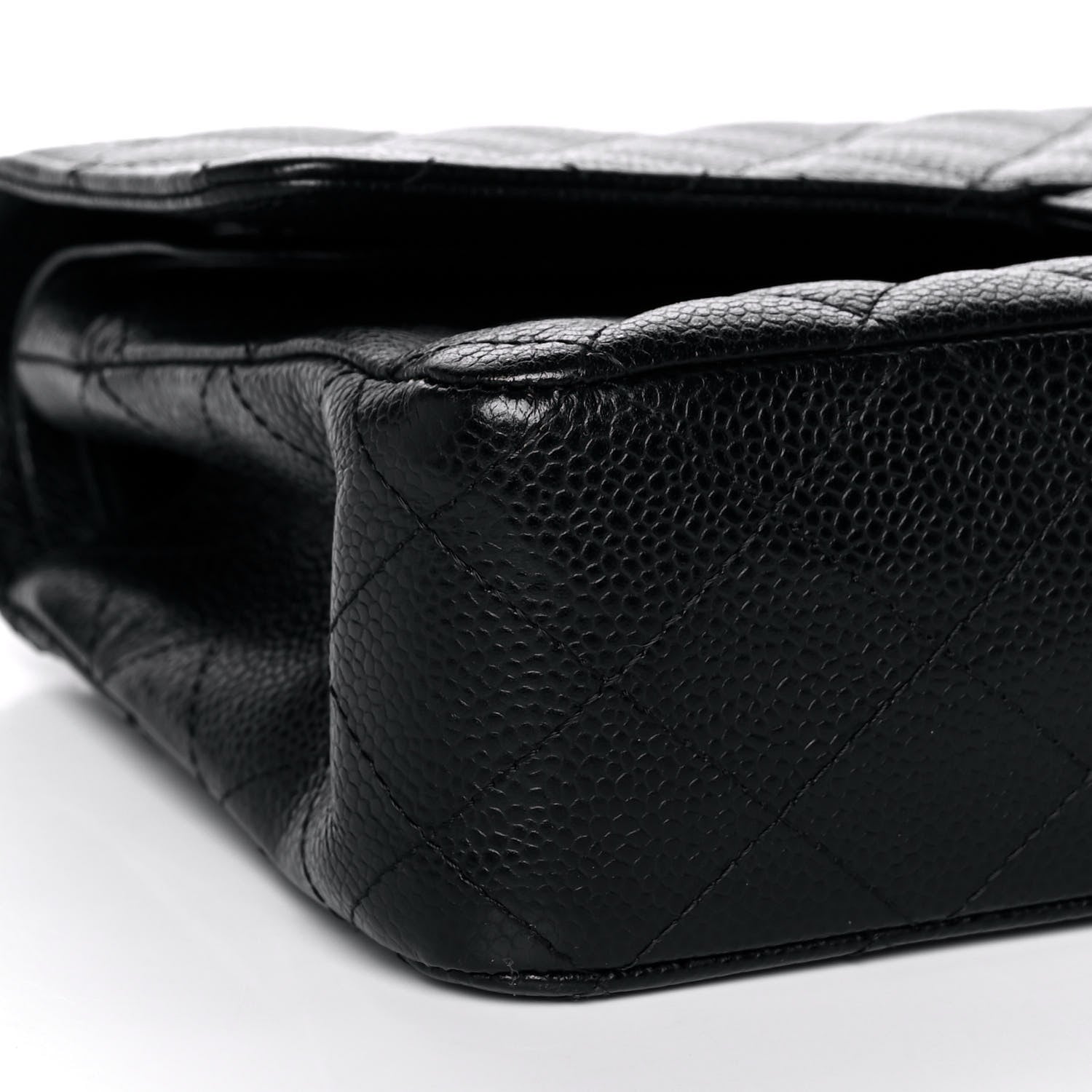 Chanel Caviar Quilted Medium Double Flap Black 9 of 13