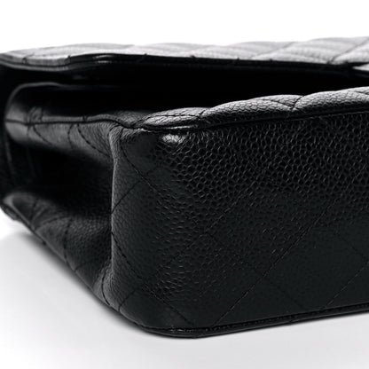 Chanel Caviar Quilted Medium Double Flap Black 9 of 13