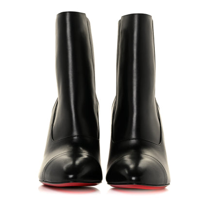 Christian Louboutin Calfskin Shine Me In The 90s 85 Ankle Boots 39.5 Black 2 of 7