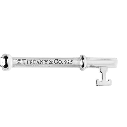 Tiffany Sterling Silver Large Heart Key Pendant 3 of 3