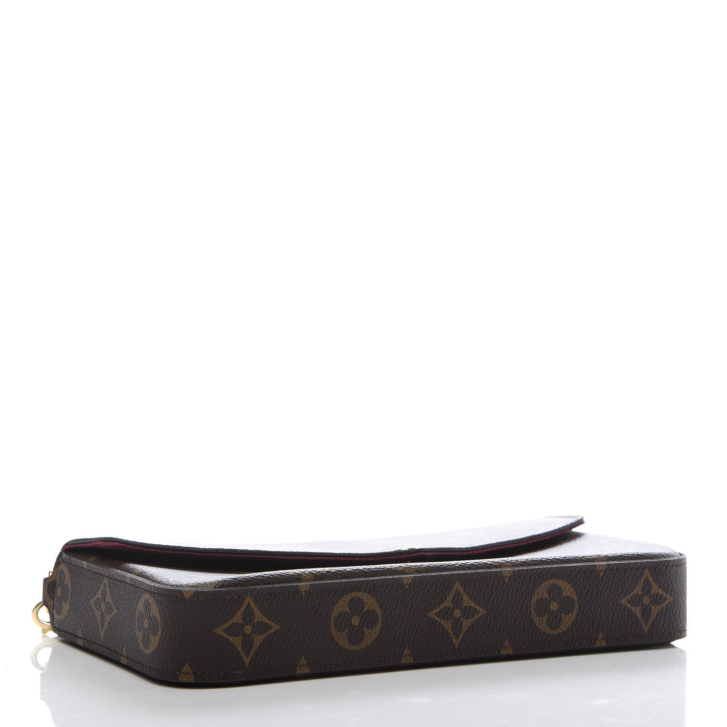 Louis Vuitton Monogram Pochette Felicie Chain Wallet Fuchsia 4 of 10