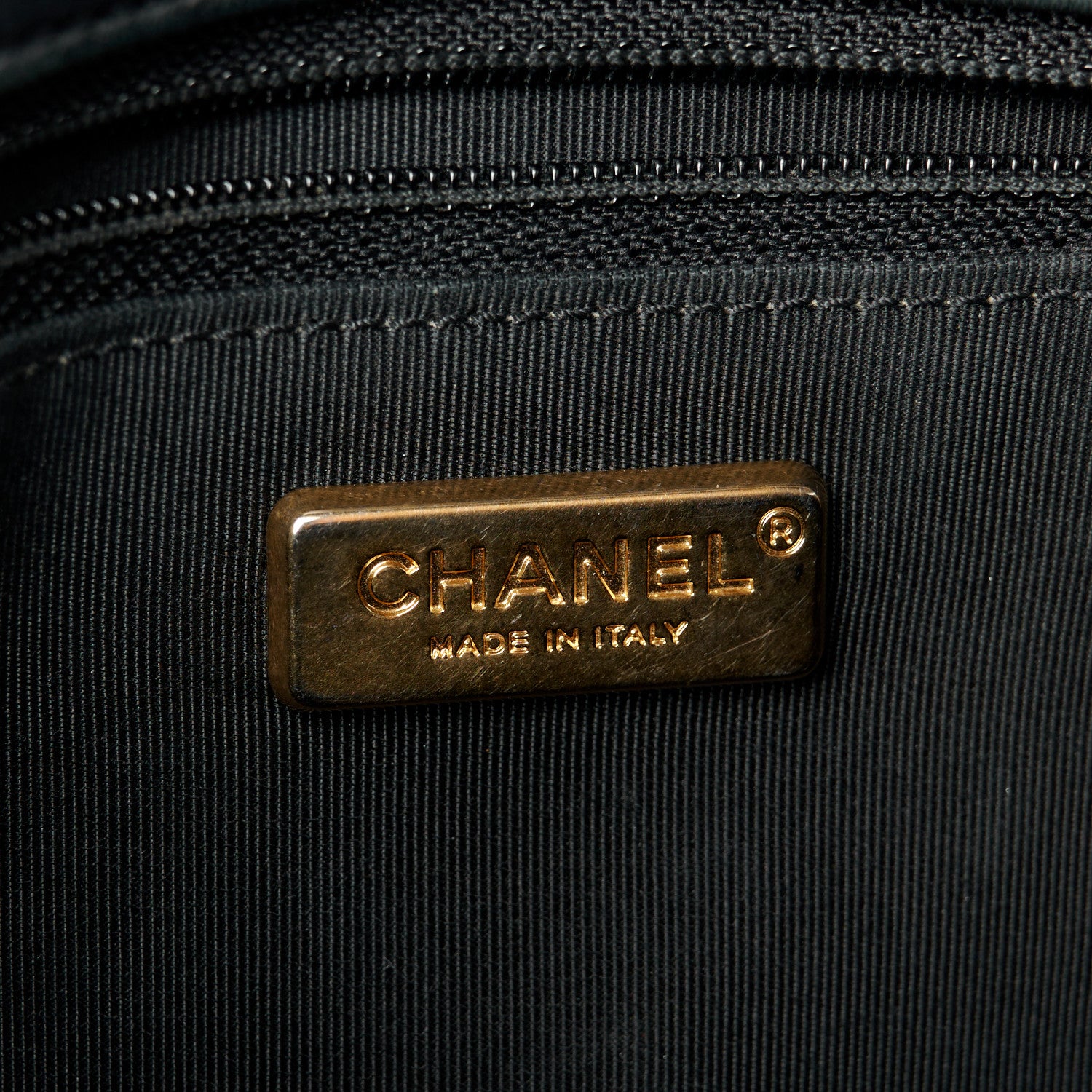Chanel Calfskin Chevron Quilted Rock The Corner Flap Black 6 of 11