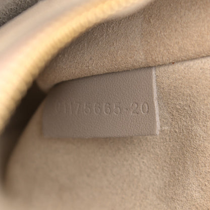 Chloe Calfskin Suede Medium Faye Shoulder Bag Motty Grey 7 of 9