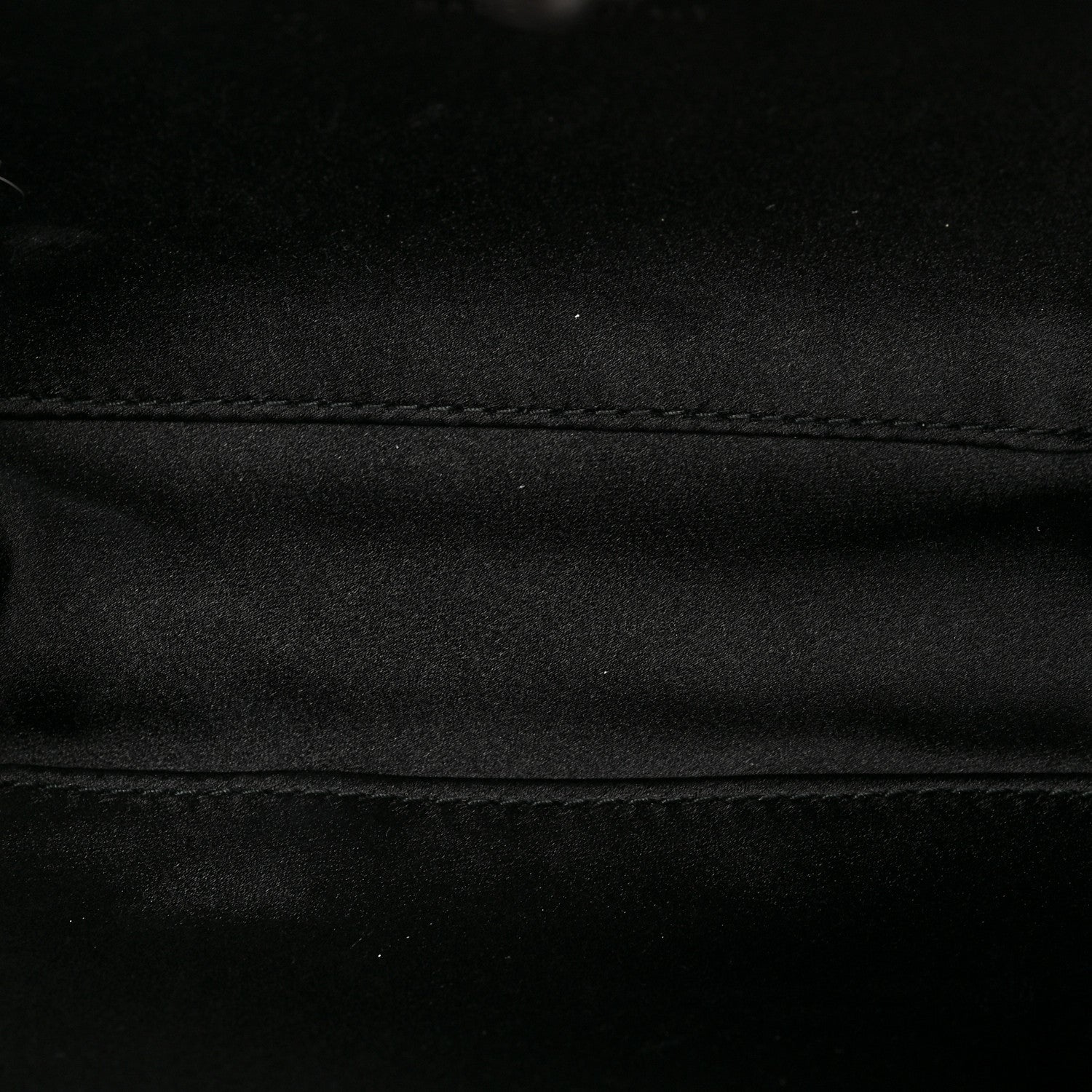 Bottega Veneta Satin Ayers Intrecciato Chain Knot Clutch Black 5 of 8