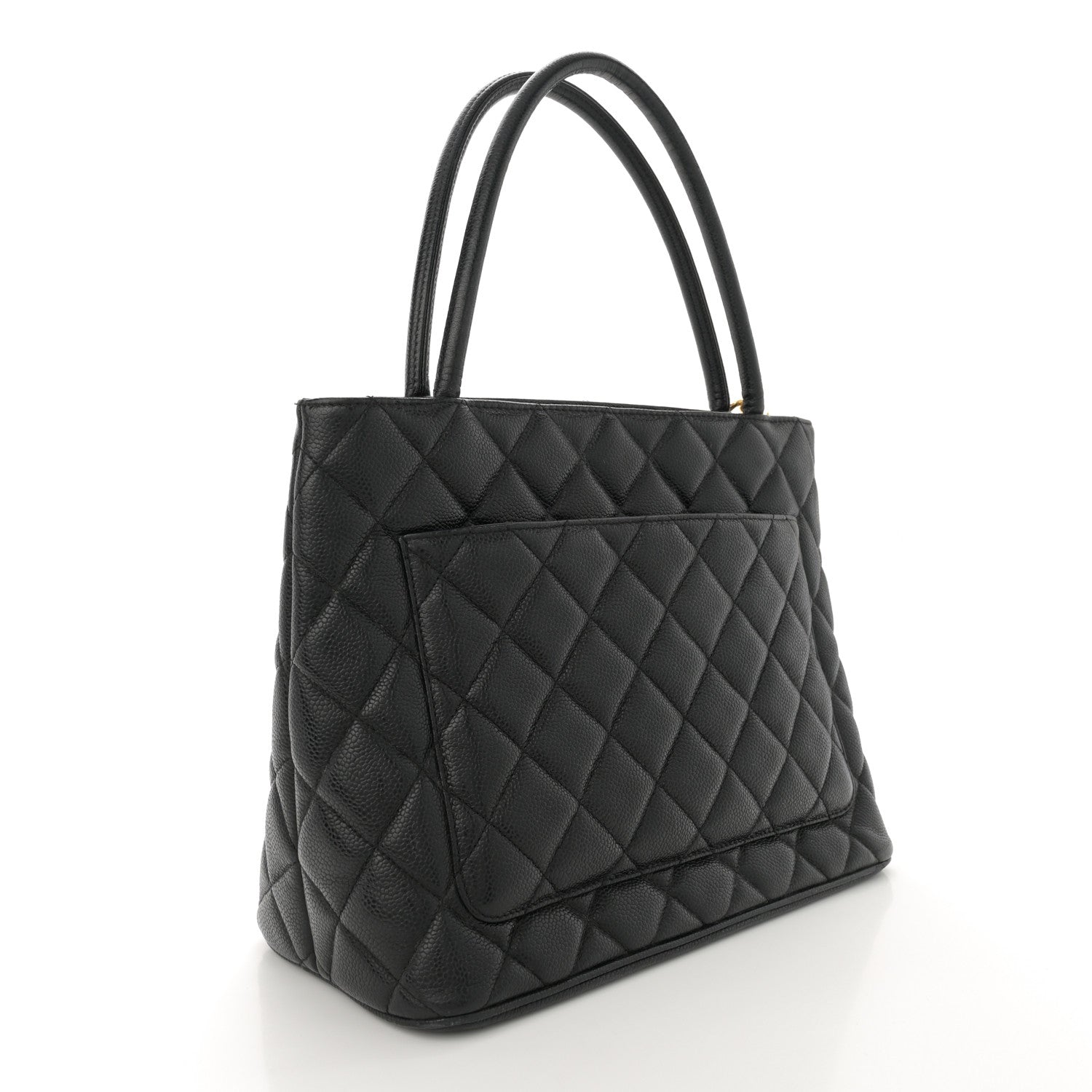 Chanel Caviar Quilted Medallion Tote Black 3 of 13