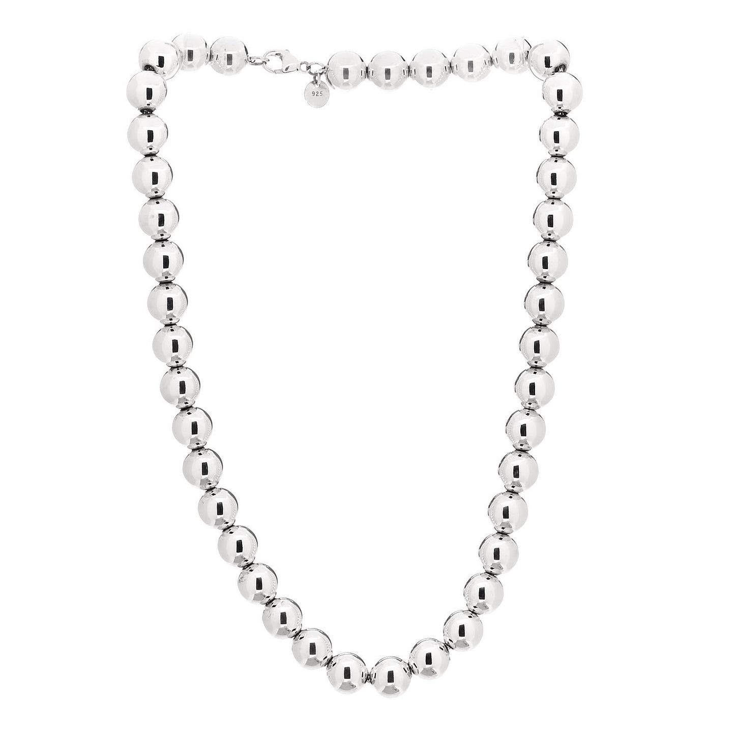 Sterling Silver 10mm HardWear Ball Necklace
